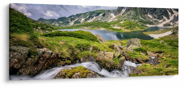 Obraz - Pohľad na horu Rila (120x50 cm)