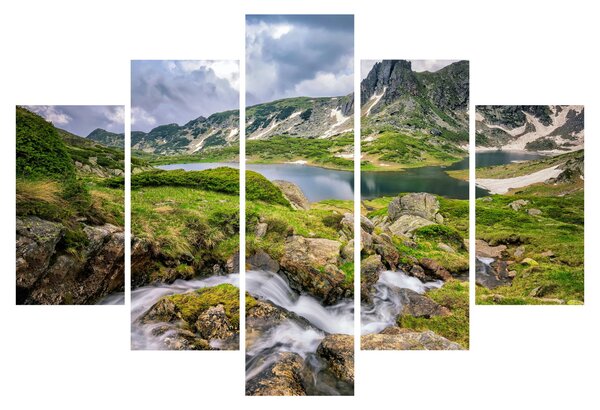 Obraz - Pohľad na horu Rila (150x105 cm)