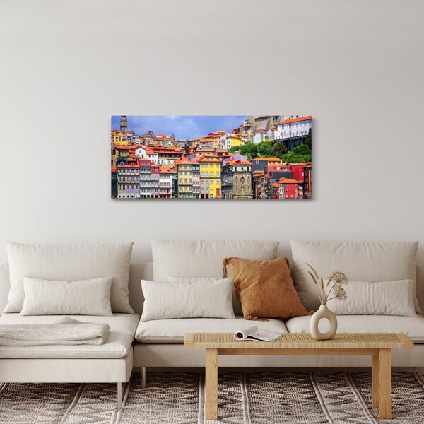 Obraz - Ribeira, Portugalsko (120x50 cm)