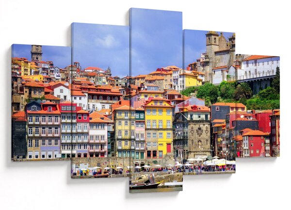 Obraz - Ribeira, Portugalsko (150x105 cm)