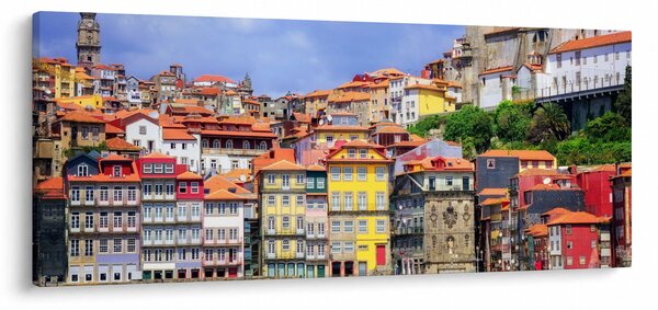 Obraz - Ribeira, Portugalsko (120x50 cm)
