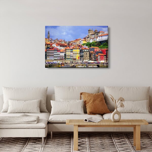 Obraz - Ribeira, Portugalsko (90x60 cm)