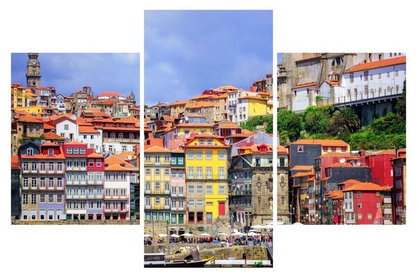 Obraz - Ribeira, Portugalsko (90x60 cm)