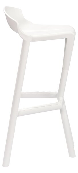 GABER - Barová stolička SHIVER - vysoká, biela