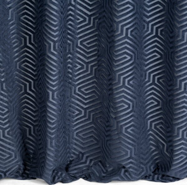 ZÁVES NA KRÚŽKOCH PIERRE CARDIN INGA 140X250 CM TMAVOMODRÁ