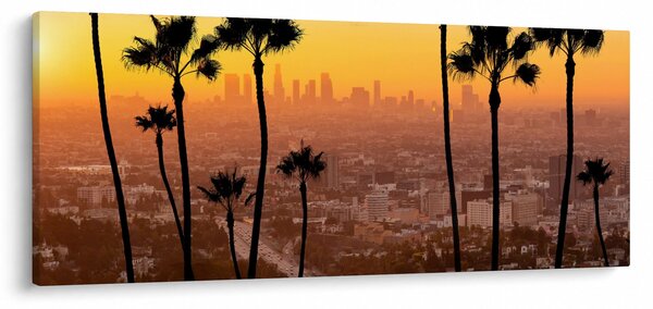 Obraz - Panorama Los Angeles (120x50 cm)