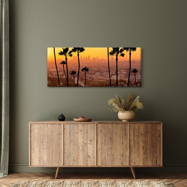 Obraz - Panorama Los Angeles (120x50 cm)