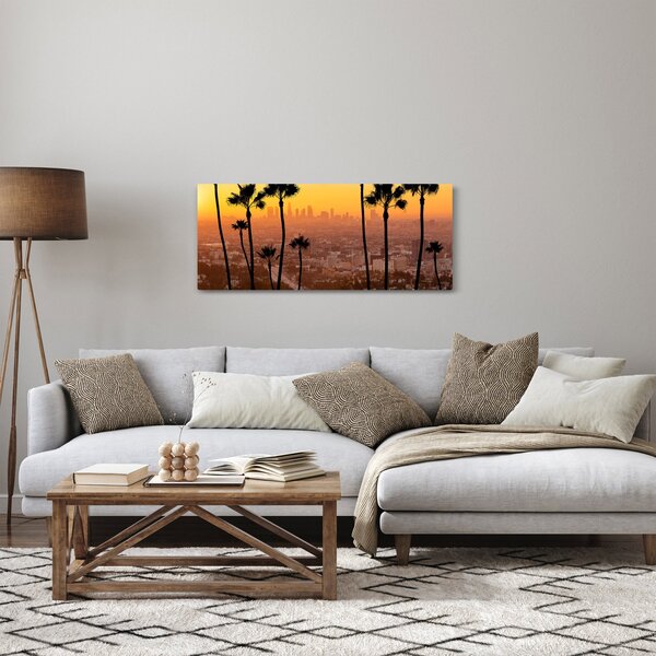 Obraz - Panorama Los Angeles (120x50 cm)