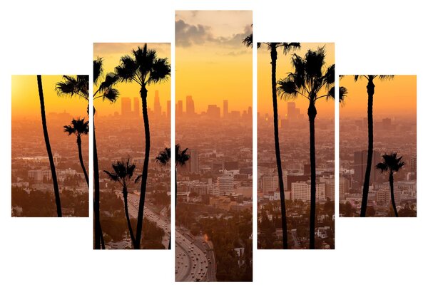 Obraz - Panorama Los Angeles (150x105 cm)