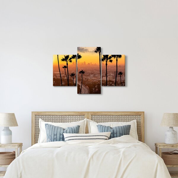 Obraz - Panorama Los Angeles (90x60 cm)