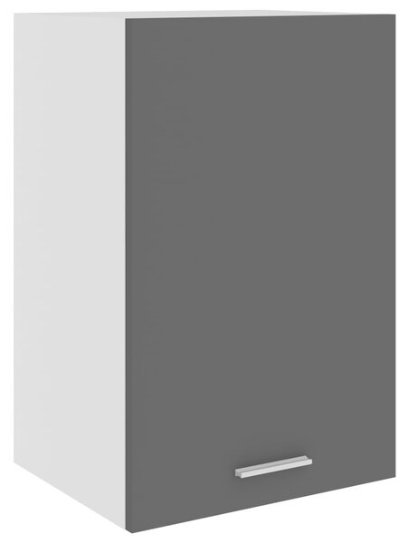 Závesná skrinka, sivá 39,5x31x60 cm, kompozitné drevo