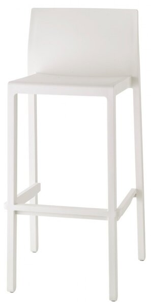 SCAB - Barová stolička KATE nízka - biela