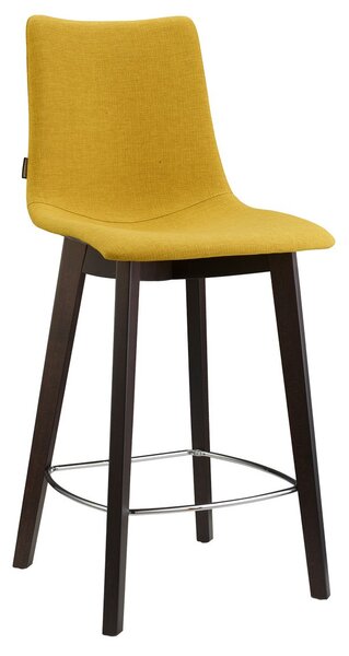 SCAB - Barová stolička ZEBRA POP NATURAL, nízka