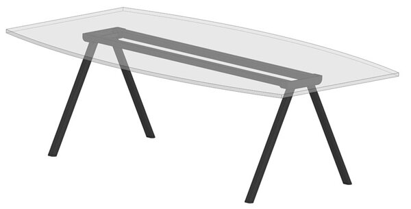GABER - Oválny stôl SURFY HUB