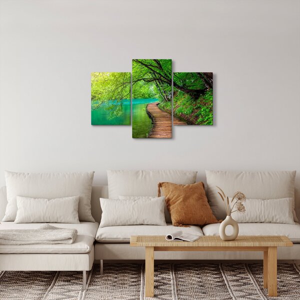 Obraz - Plitvické jazerá (90x60 cm)