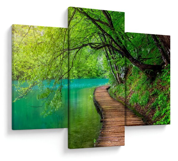Obraz - Plitvické jazerá (90x60 cm)