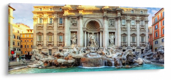 Obraz - Fontána di Trevi (120x50 cm)
