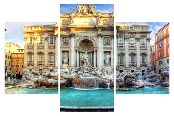 Obraz - Fontána di Trevi (90x60 cm)