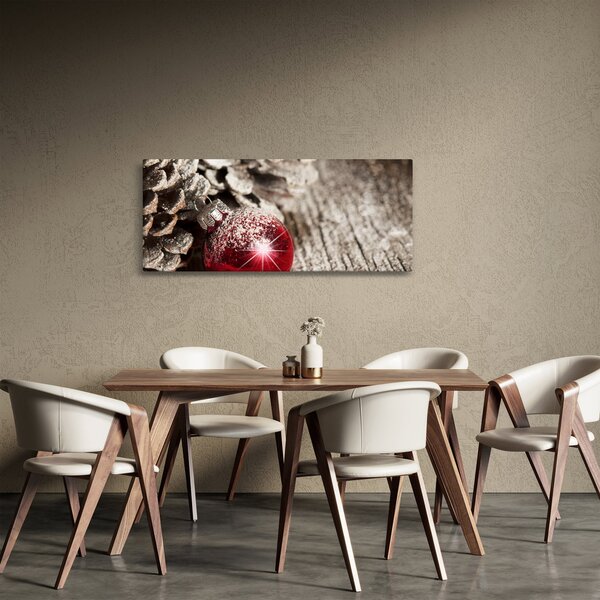 Obraz - Vianočné ozdoby (120x50 cm)