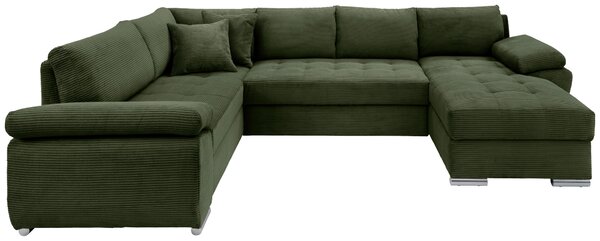 SEDACIA SÚPRAVA, textil, tmavozelená P & B - Sedačky, Online Only