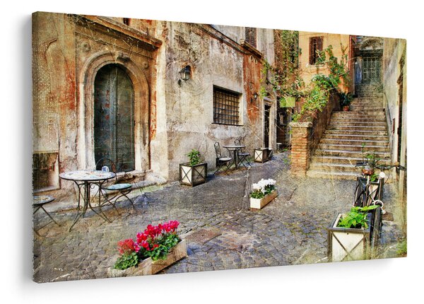 Obraz - Staré ulice Ríma (90x60 cm)