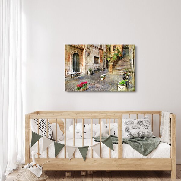 Obraz - Staré ulice Ríma (90x60 cm)