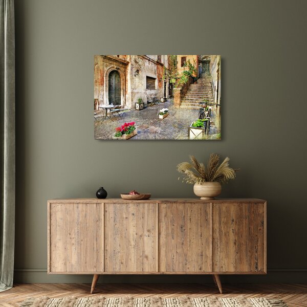 Obraz - Staré ulice Ríma (90x60 cm)