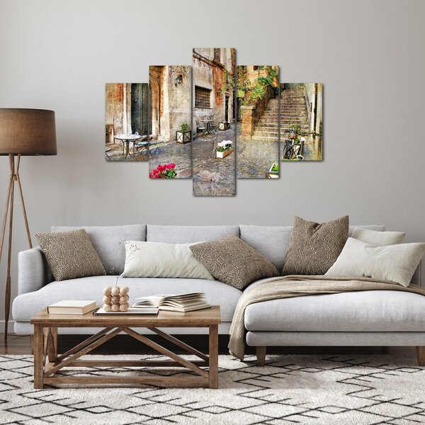 Obraz - Staré ulice Ríma (150x105 cm)