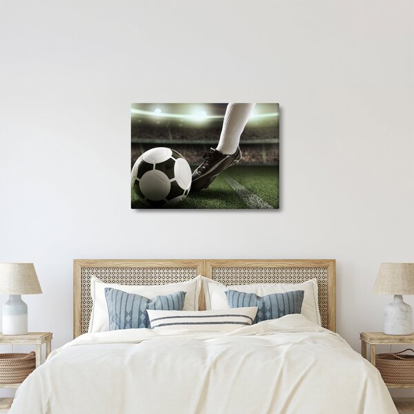 Obraz - Futbalová lopta (70x50 cm)
