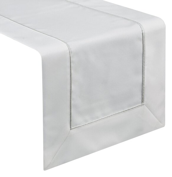 OBRUS KARIN 40X140 CM BIELY
