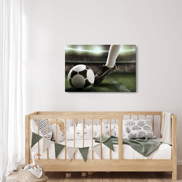 Obraz - Futbalová lopta (90x60 cm)