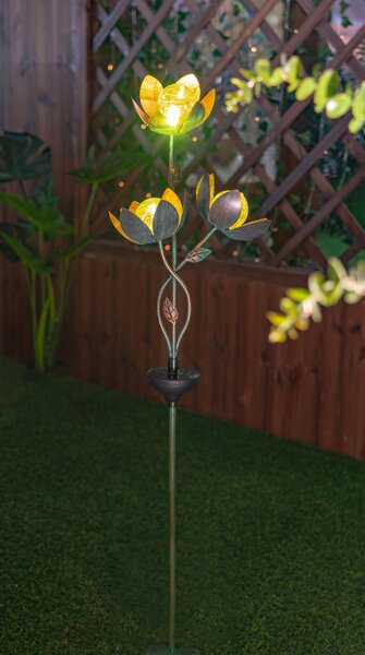 SOLÁRNE SVIETIDLO, 27,5/14,5/113,50 cm Ambia Garden - Vonkajšie osvetlenie