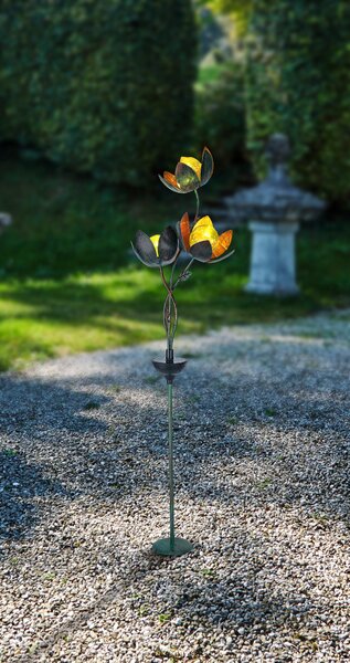 SOLÁRNE SVIETIDLO, 27,5/14,5/113,50 cm Ambia Garden - Vonkajšie osvetlenie
