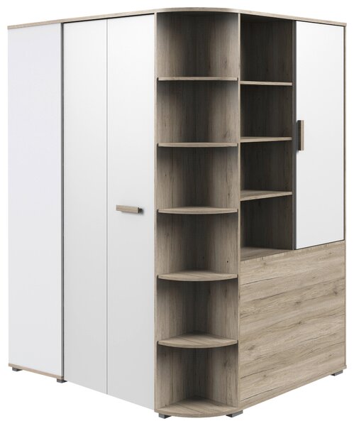 ROHOVÝ ŠATNÍK, 124/199/148 cm MID.YOU - Online Only detský nábytok, Online Only