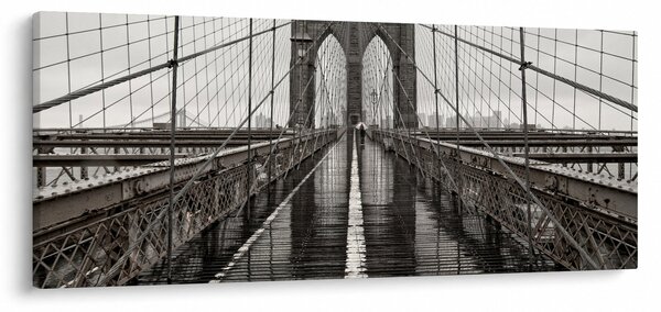 Obraz - Brooklynský most (120x50 cm)