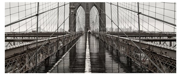 Obraz - Brooklynský most (120x50 cm)