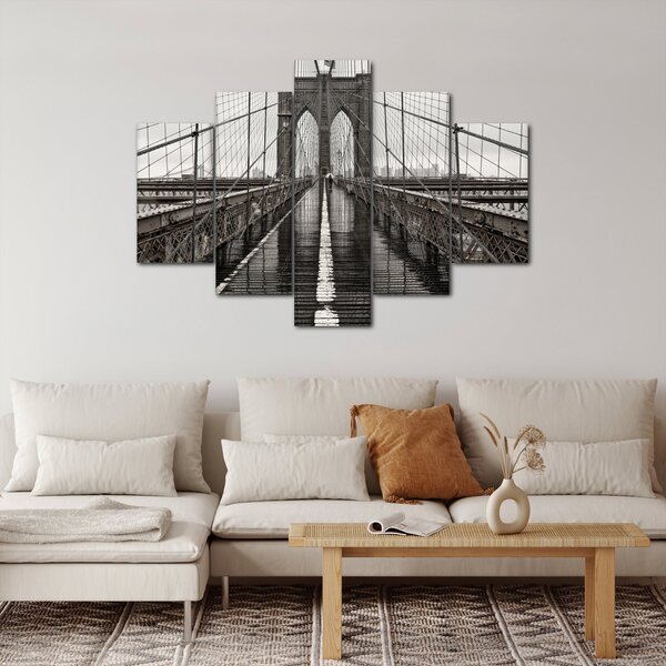 Obraz - Brooklynský most (150x105 cm)