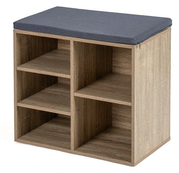 Skriňa na topánky SPOT 5, prírodná
