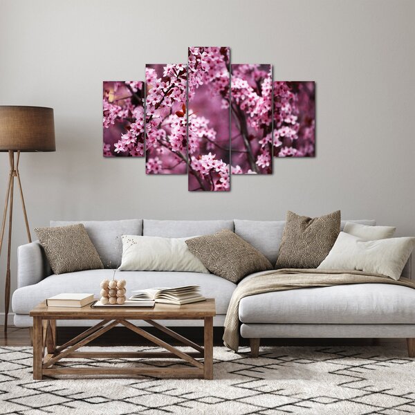 Obraz - Ružová sakura (150x105 cm)
