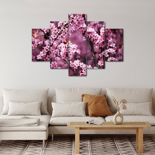 Obraz - Ružová sakura (150x105 cm)