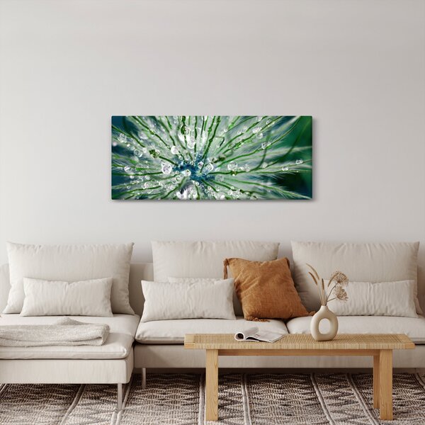 Obraz - Makro snímka kvetu (120x50 cm)