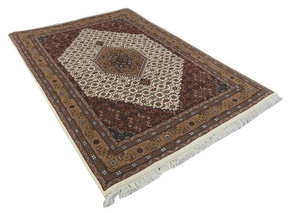 Ručne tkaný koberec z Indie Yammuna 9406 creme 1,60 x 2,30 m