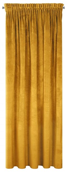 ZATEMŇOVACÍ ZÁVES NA PÁSKE VILLA 140X270 CM HORČICOVÁ