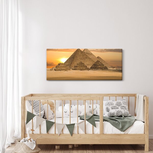 Obraz - Pyramídy (120x50 cm)