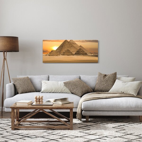 Obraz - Pyramídy (120x50 cm)