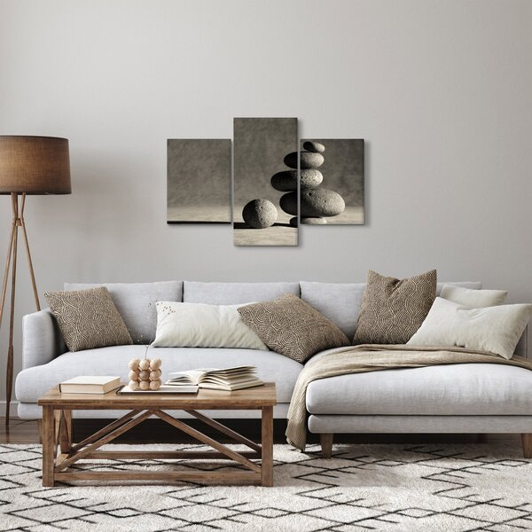 Obraz - Šedé kamene (90x60 cm)