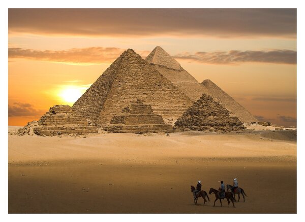 Obraz - Pyramídy (70x50 cm)