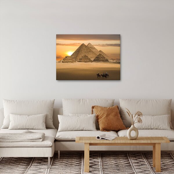 Obraz - Pyramídy (70x50 cm)