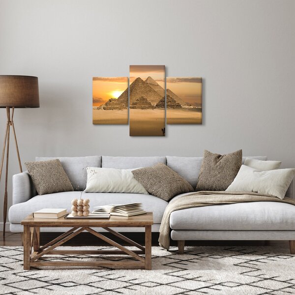 Obraz - Pyramídy (90x60 cm)