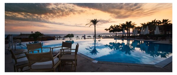 Obraz - Resort pri mori (120x50 cm)